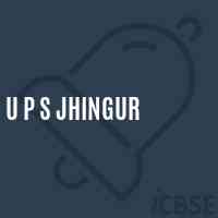 U P S Jhingur Middle School Logo