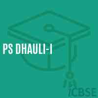 Ps Dhauli-I Primary School Logo