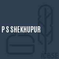 P S Shekhupur Primary School Logo