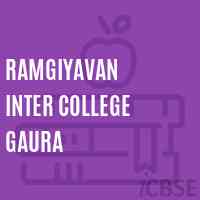 Ramgiyavan Inter College Gaura High School Logo