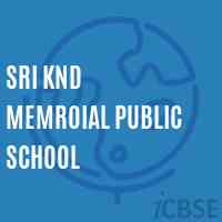 Sri Knd Memroial Public School Logo
