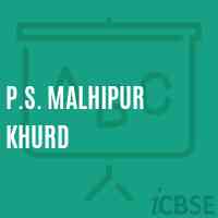 P.S. Malhipur Khurd Primary School Logo