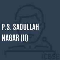 P.S. Sadullah Nagar (Ii) Primary School Logo