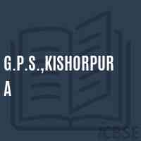 G.P.S.,Kishorpura Primary School Logo