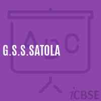 G.S.S.Satola Secondary School Logo