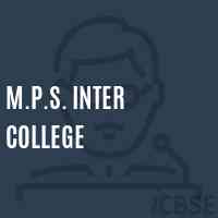 M.P.S. Inter College Senior Secondary School Logo
