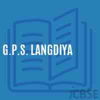 G.P.S. Langdiya Primary School Logo