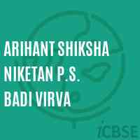 Arihant Shiksha Niketan P.S. Badi Virva Primary School Logo