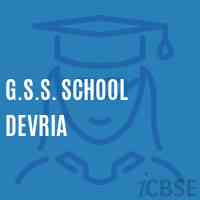 G.S.S. School Devria Logo