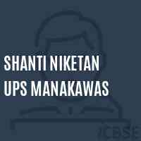 Shanti Niketan Ups Manakawas Middle School Logo