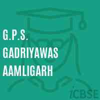 G.P.S. Gadriyawas Aamligarh Primary School Logo