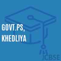 Govt.Ps, Khedliya Primary School Logo