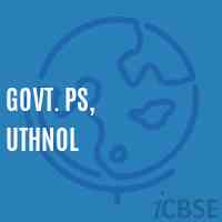 Govt. Ps, Uthnol Primary School Logo