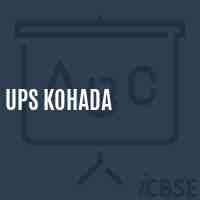 Ups Kohada Middle School Logo