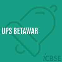 Ups Betawar Middle School Logo