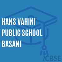 Hans Vahini Public School Basani Logo