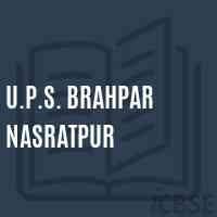 U.P.S. Brahpar Nasratpur Middle School Logo