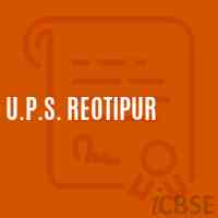 U.P.S. Reotipur Middle School Logo