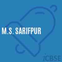 M.S. Sarifpur Middle School Logo