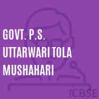 Govt. P.S. Uttarwari Tola Mushahari Primary School Logo