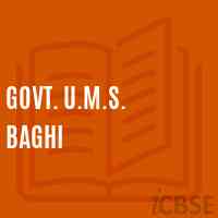 Govt. U.M.S. Baghi Middle School Logo