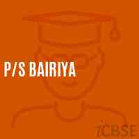 P/s Bairiya Primary School Logo