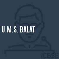U.M.S. Balat Middle School Logo