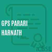 Gps Parari Harnath Primary School Logo