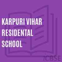 Karpuri Vihar Residental School Logo