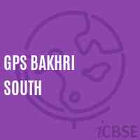 Gps Bakhri South Primary School Logo