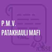 P.M.V. Patakhauli Mafi Middle School Logo