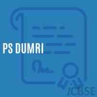 Ps Dumri Primary School Logo