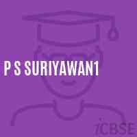 P S Suriyawan1 Primary School Logo