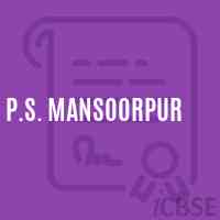 P.S. Mansoorpur Primary School Logo