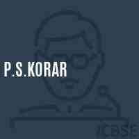 P.S.Korar Primary School Logo