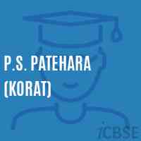 P.S. Patehara (Korat) Primary School Logo