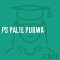 Ps Palte Purwa Primary School Logo