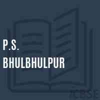 P.S. Bhulbhulpur Primary School Logo