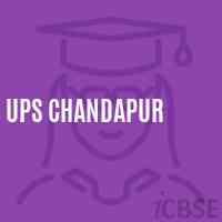 Ups Chandapur Middle School Logo