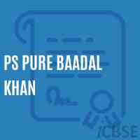 Ps Pure Baadal Khan Primary School Logo