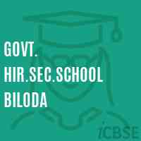 Govt. Hir.Sec.School Biloda Logo