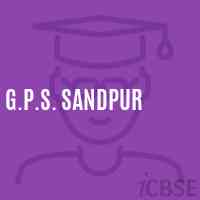 G.P.S. Sandpur Primary School Logo