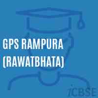 Gps Rampura (Rawatbhata) Primary School Logo