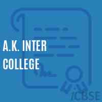 A.K. Inter College High School Logo