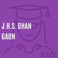 J.H.S. Dhan Gaon Middle School Logo