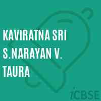 Kaviratna Sri S.Narayan V. Taura High School Logo