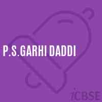 P.S.Garhi Daddi Primary School Logo