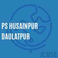 Ps Husainpur Daulatpur Primary School Logo