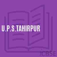 U.P.S.Tahirpur Middle School Logo