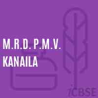 M.R.D. P.M.V. Kanaila Middle School Logo